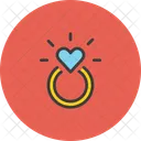 Fidanzamento Anello Cuore Icon