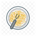 Fideos Cuchara Tazon Icono