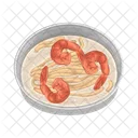 Fideos de camarones  Icono