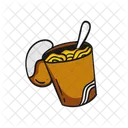 Taza de fideos  Icono