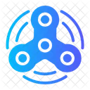Fidget Spinner Kid And Baby Hobbies And Free Time Icon