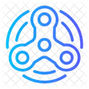 Fidget Spinner Kid And Baby Hobbies And Free Time Icon