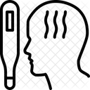 Fieber Temperatur Thermometer Symbol