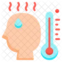 Fiebre Temperatura Termometro Icono