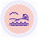 Field And Fence Field Fence Icon