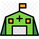 Field Hospital Military Hospital Combat Medical Facility Icon
