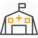 Field Hospital Military Hospital Combat Medical Facility Icon