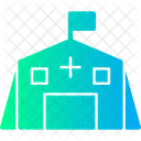 Field Hospital Military Hospital Combat Medical Facility Icon