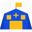 Field Hospital Military Hospital Combat Medical Facility Icon