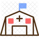 Field Hospital Military Hospital Combat Medical Facility Icon