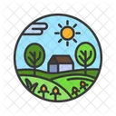 Field Meadow Open Icon