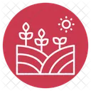 Field Nature Agriculture Icon