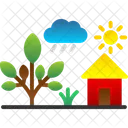 Agriculture Farming Field Icon