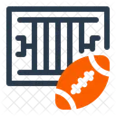 Field Football Field Playing Ground Icon