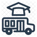 Field Trip Bus Travel Excursion Icon
