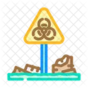 Warning Polluted Field Icon