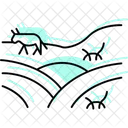 Field With Animals Field Animals Icon