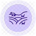 Field With Animals Field Animals Icon