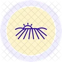 Field With Furrows Field Furrows Icon