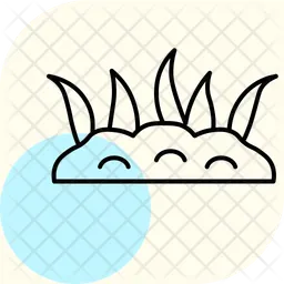 Field with plants  Icon