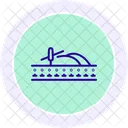 Field With Tools Field Tools Icon