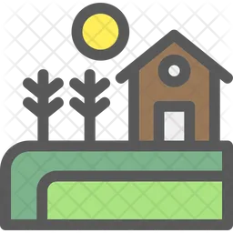 Fields Landscape  Icon