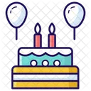 Fiesta de cumpleaños  Icono