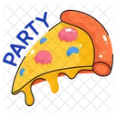 Pizza Fiesta Rebanada Icon