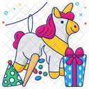 Fiesta De Unicornio Cumpleanos De Unicornio Regalo Icono