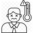 Fievre Temperature Thermometre Icône