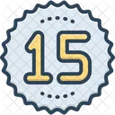 Fifteen Age Number Icon