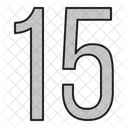 Numbers Days 15 Icon
