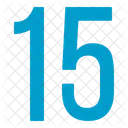 Fifteen Numbers Icon