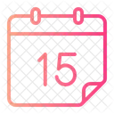 Fifteen Calendar Calender Icône