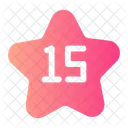 Fifteen Number Shapes And Symbols Icône