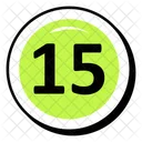 Fifteen Number  Icon