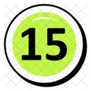 Fifteen Number  Icon
