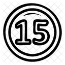 Fifteen Number  Icon