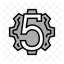 Fifth Number Numbers Icon