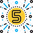 Fifth Number Five Icon