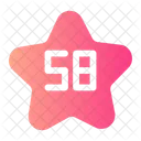 Fifty Eight Shapes And Symbols Numeric Icon