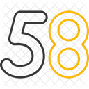 Fifty eight  Icon
