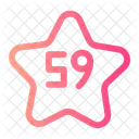 Fifty Nine Shapes And Symbols Numeric Icon
