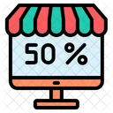 Black Friday Discount Cyber Monday Icon