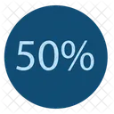 50 Discount Rate Icon