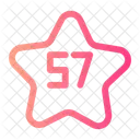 Fifty Seven Shapes And Symbols Numeric Icon