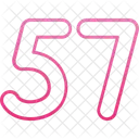 Fifty seven  Symbol
