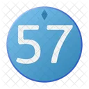 Fifty Seven Coin Crystal Icon