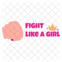 Fight like a girl  Icon