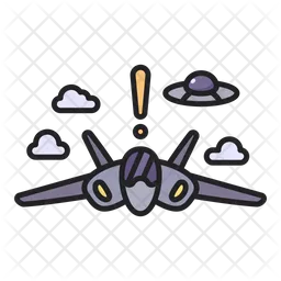 Fighter Aircraft Sighting Ufo  Icon